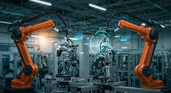 imagem automa&ccedil;&atilde;o industrial e industria 4.0